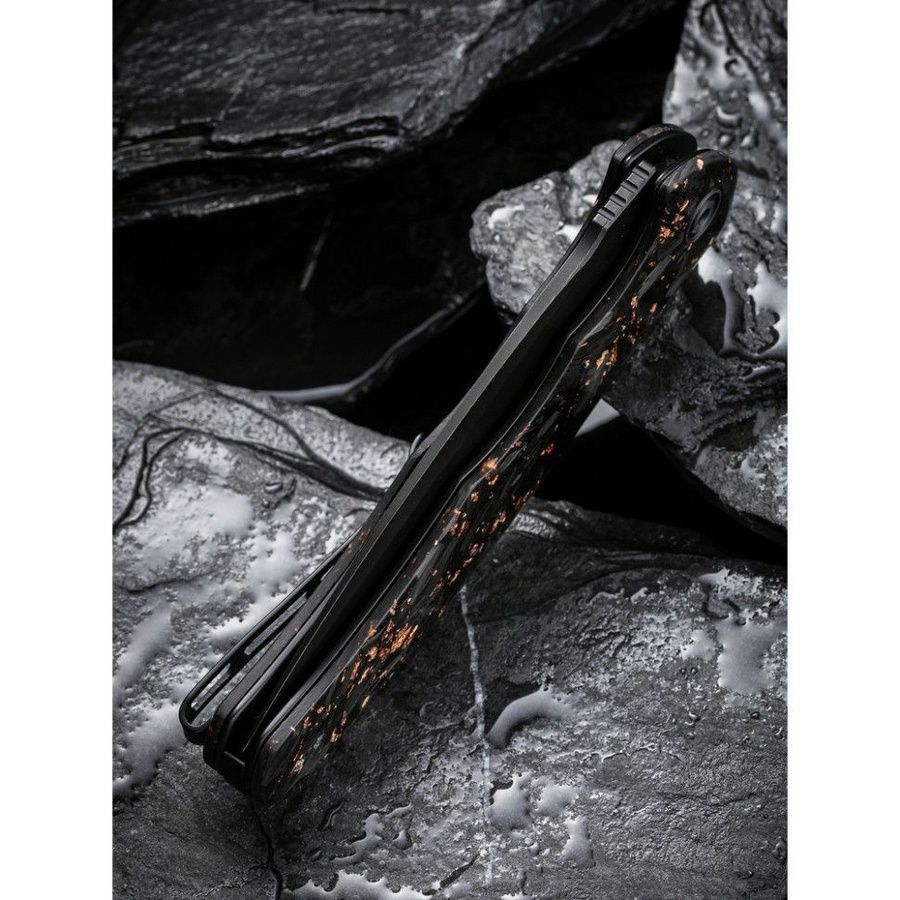 Ніж складаний Civivi Praxis Shredded Carbon Fiber C803I фото