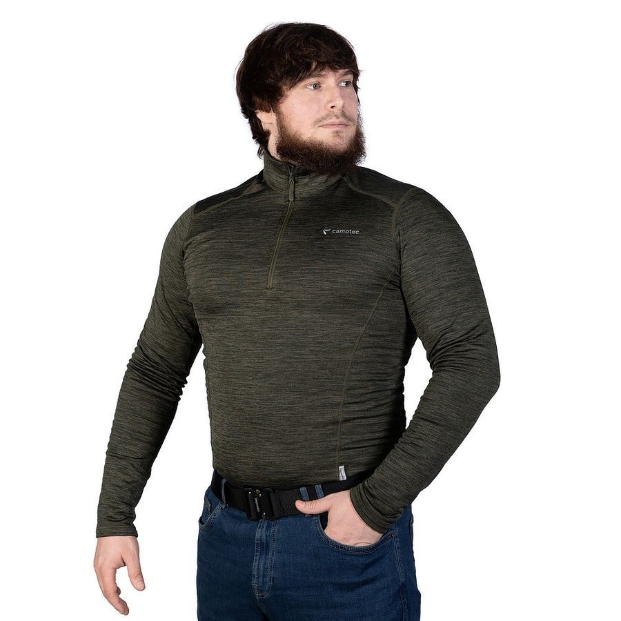 Термокофта LVL2 Hawk Polarheat QS Pro Масла меланж (9518), 2XL фото