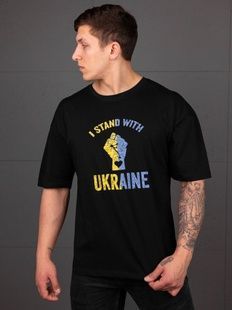 Футболка oversize Sd чорна BEZET фото