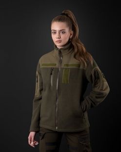 Жіноча тактична флісова кофта хакі BEZET фото