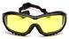 Защитные очки-маска Pyramex V3G (amber) Anti-Fog, жёлтые фото 3