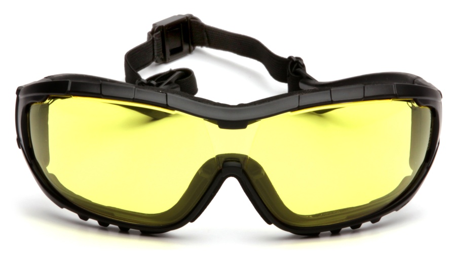 Захисні окуляри-маска Pyramex V3G (amber) Anti-Fog, жовті фото