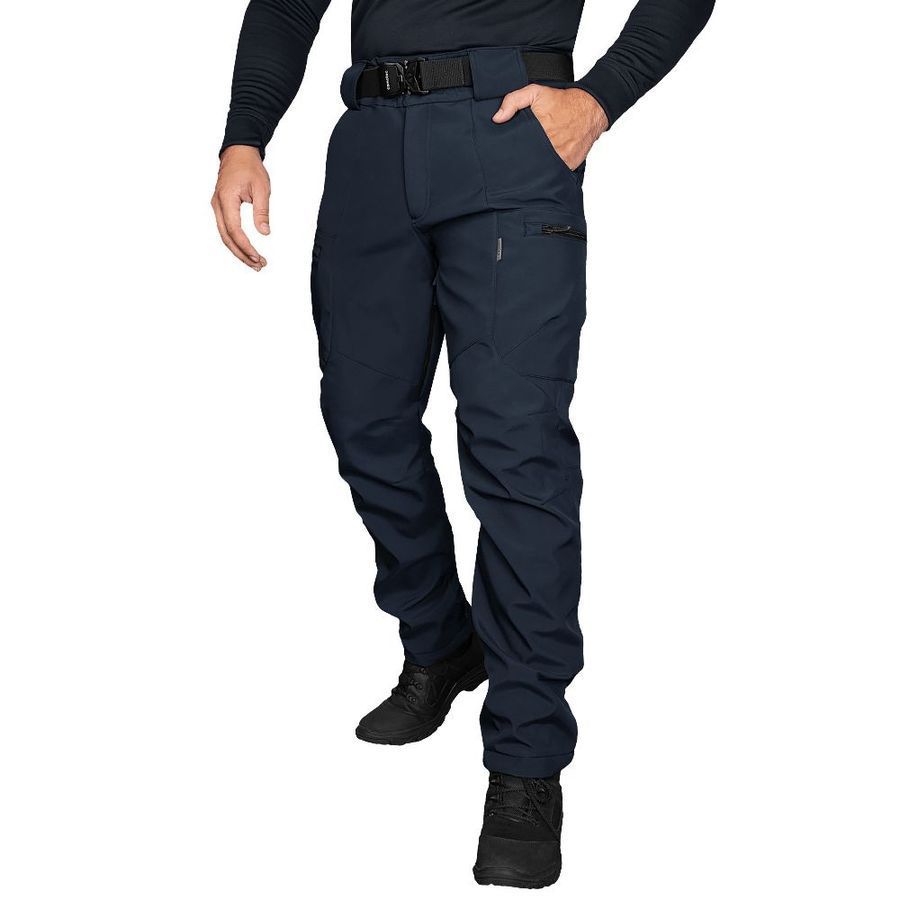 Демисезонный мужской костюм-военный комплект Phantom SoftShell темно-синие Camotec фото