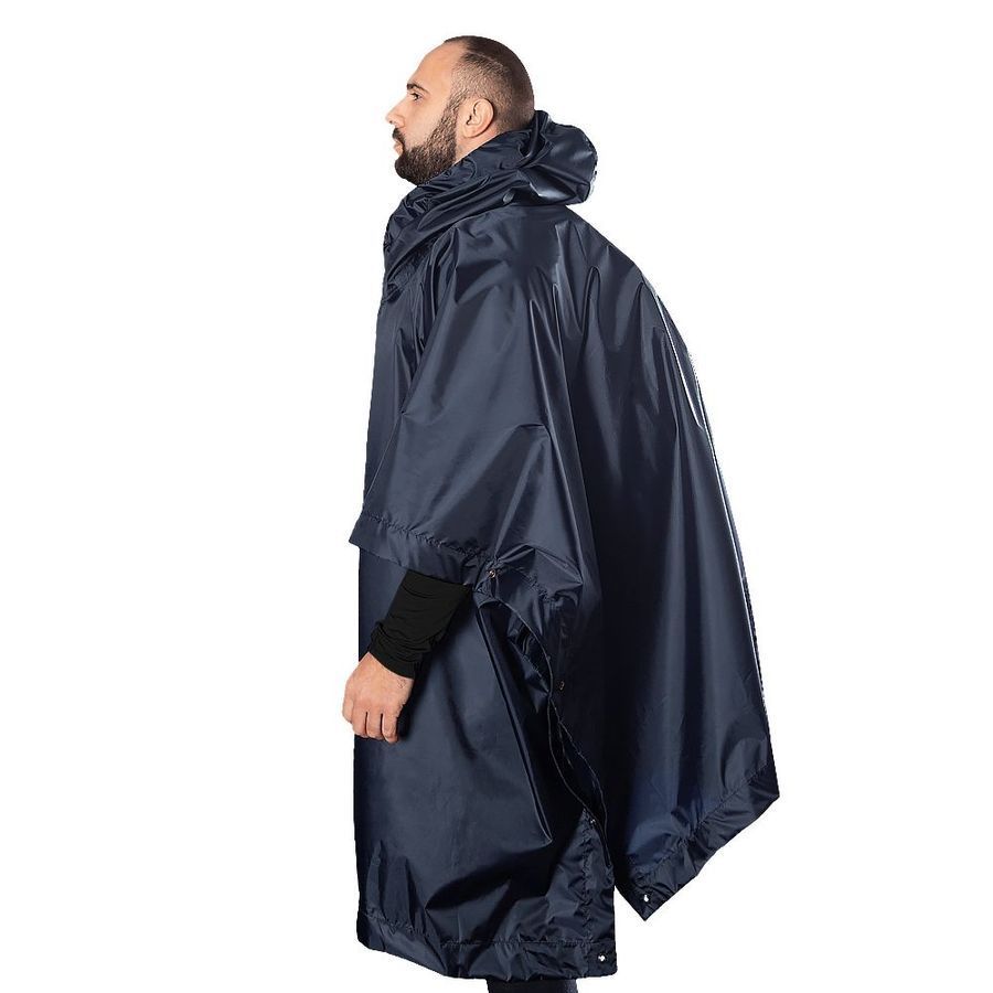 Дощовик пончо Pilgrim Oxford Темно-сине синій Camotec фото