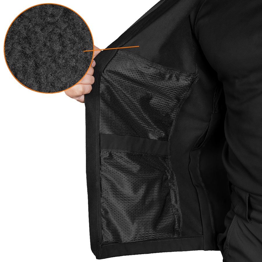 Куртка демісезонна Phantom System Чорна Camotec фото