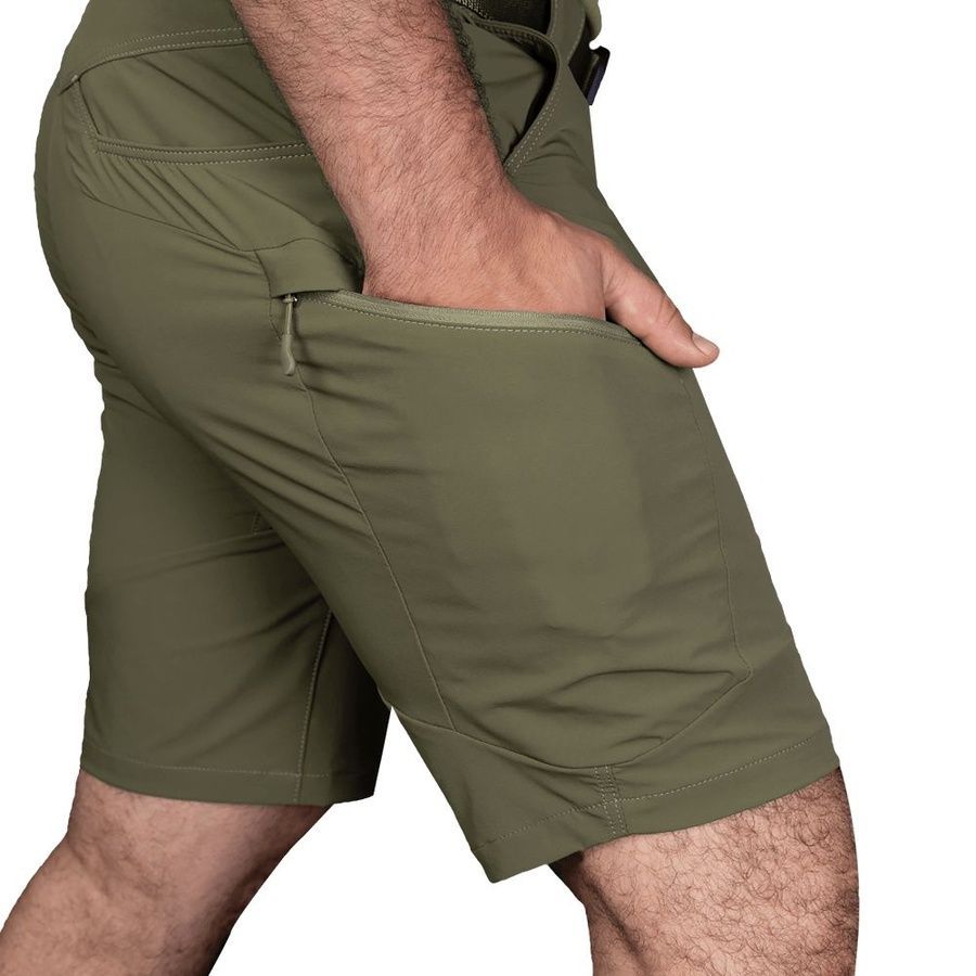 Тактичні чоловічі шорти Lizard Nylon олива Camotec фото