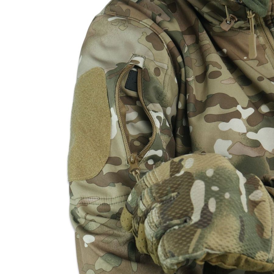 Демисезонный мужской военный костюм Softshell Tactic Demi Multicam Kiborg фото
