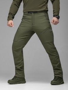 Брюки карго тактические Softshell BEZET Techwear хаки фото