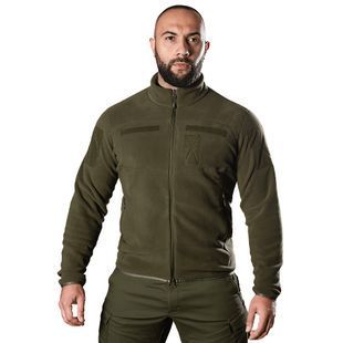 Мужская тактическая флисовая кофта Army Himatec олива Camotec фото