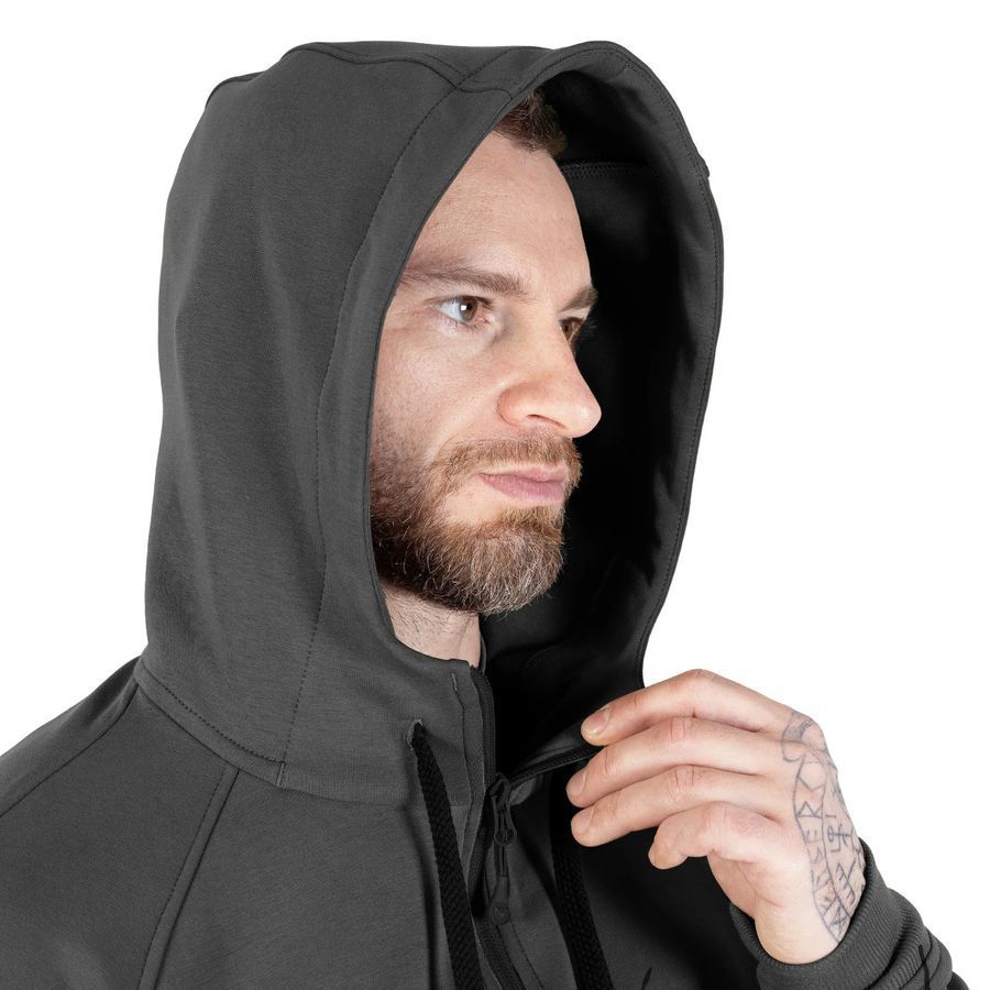 Літній чоловічий тактичний спортивний костюм FitPro Zip Графіт Camotec фото