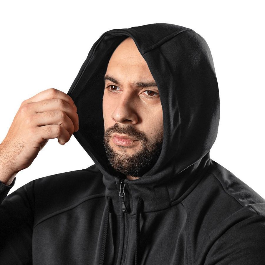 Летний мужской повседневный спортивный костюм FitPro Zip Графит Camotec фото