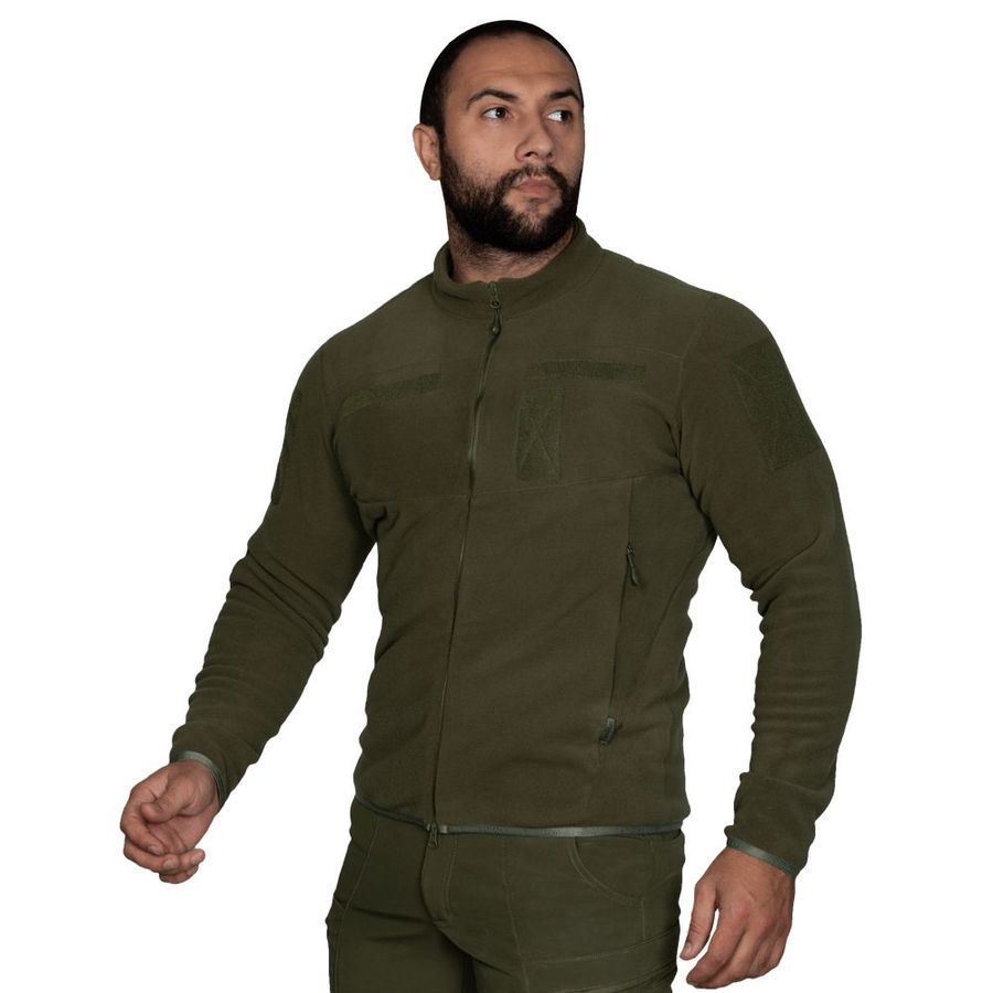 Мужская военная тактическая флисовая кофта Army Himatec Pro олива Camotec фото