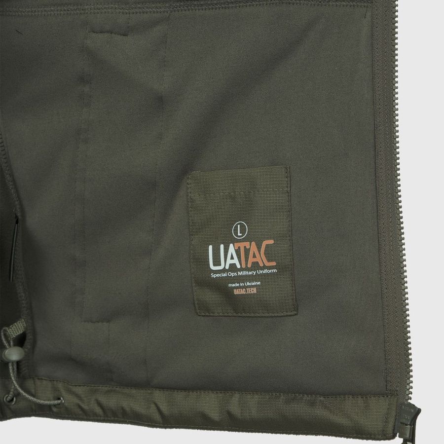 Мужская военная тактическая флисовая кофта | олива UATAC фото