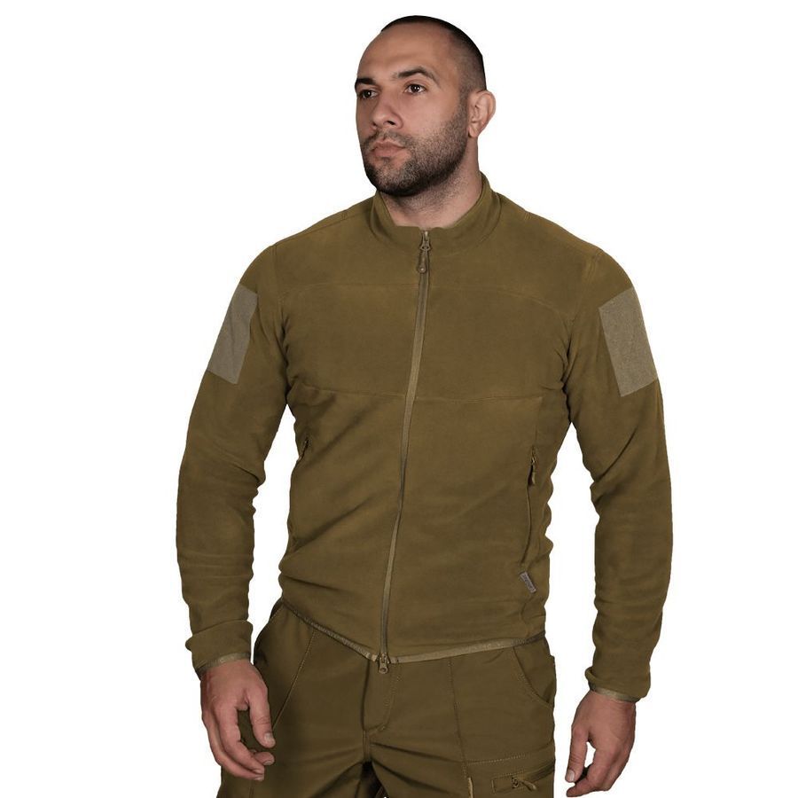 Чоловіча військова тактична флісова кофта Patrol . койот Camotec фото