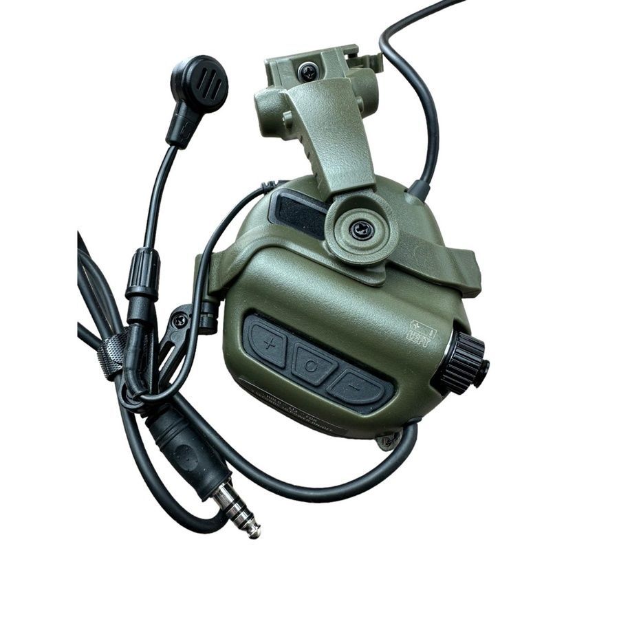 Активні захисні навушники Earmor M32X MARK3 Dual (FG) Olive Mil-Std фото