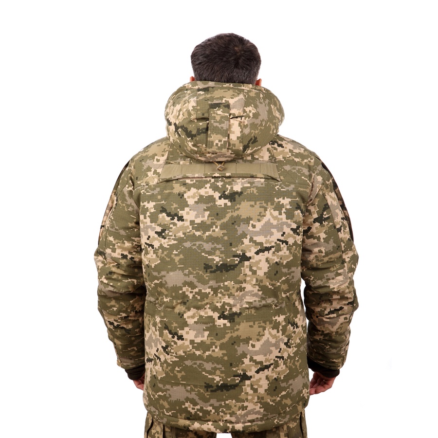 Тактическая зимняя куртка пиксель МОЛЛІ KT-002S фото