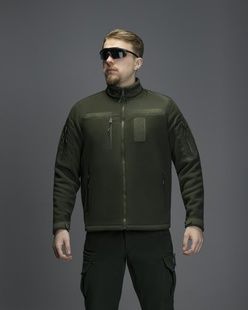 Мужская военная тактическая флисовая кофта IceGuard хаки BEZET фото