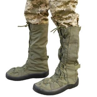 Бахіли тактичні водозахисні на взуття олива M (39-42) фото