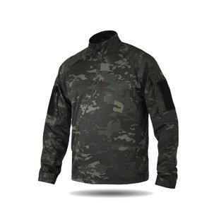 Тактична сорочка УБАКС UA CoolPass Black Multicam Kiborg фото