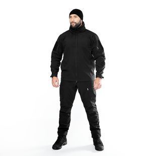 Зимовий чоловічий військовий комплект Stalker Black Camotec фото