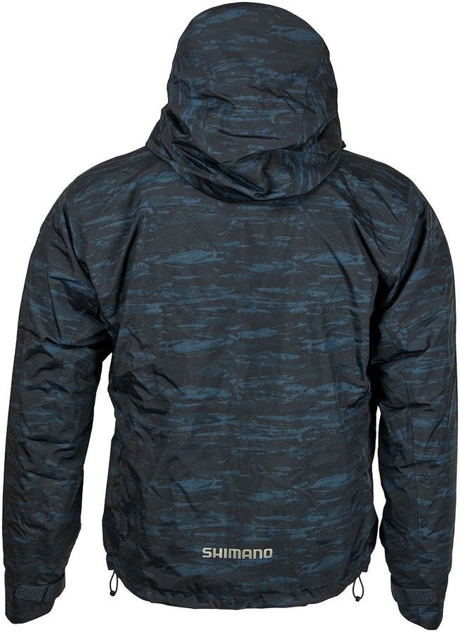 Зимова чоловіча мисливська куртка DryShield Explore синя Shimano фото