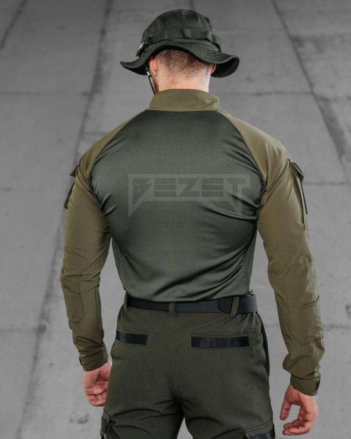 Рубашка тактическая боевая Убокс (Убакс) BEZET хаки фото