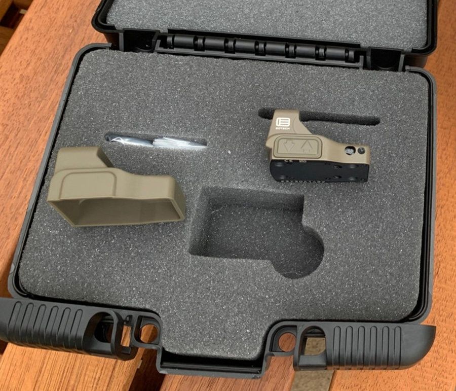 Коліматорний приціл пістолетний EOTech EFLX Mini 3MOA Tan фото