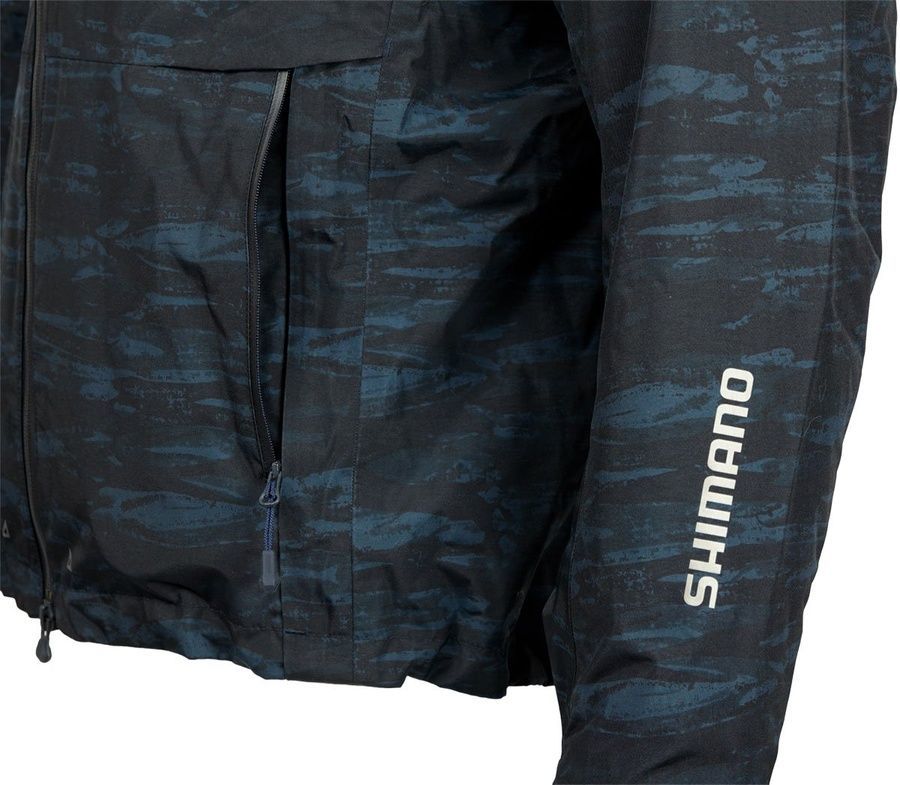Зимова чоловіча мисливська куртка DryShield Explore синя Shimano фото
