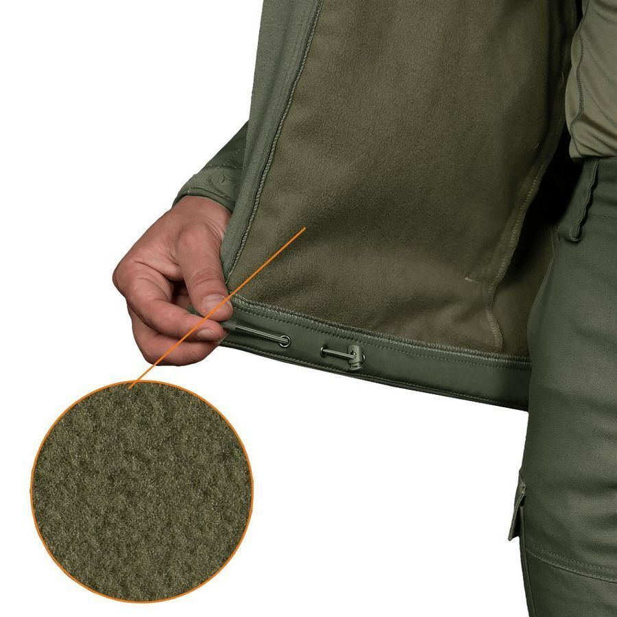 Демисезонная тактическая куртка Softshell Stalker олива Camotec фото