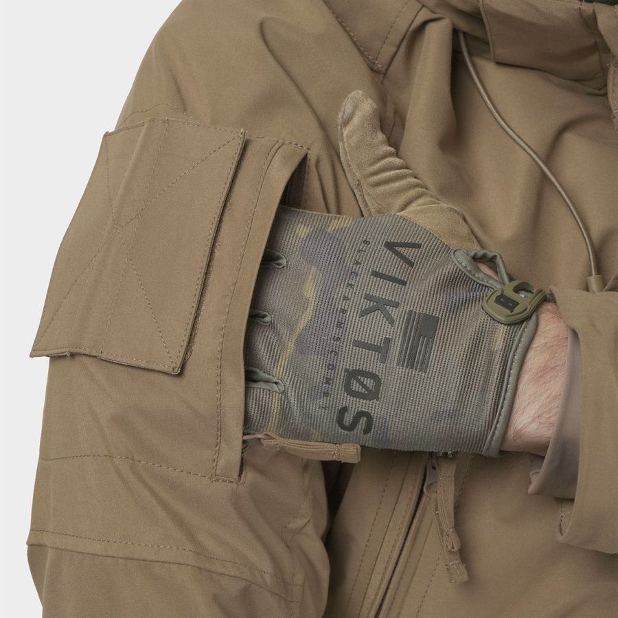 Тактична зимова куртка UATAC Basic Coyote (Койот) Membrane Climashield Apex, S фото