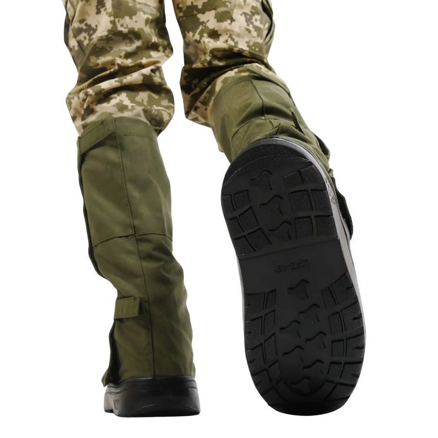 Бахіли тактичні водозахисні на взуття олива M (39-42) фото
