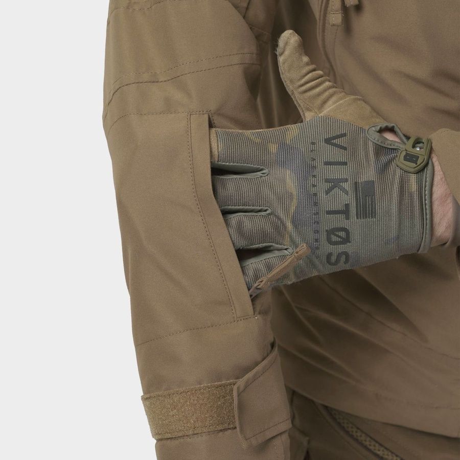Тактична зимова куртка UATAC Basic Coyote (Койот) Membrane Climashield Apex, S фото