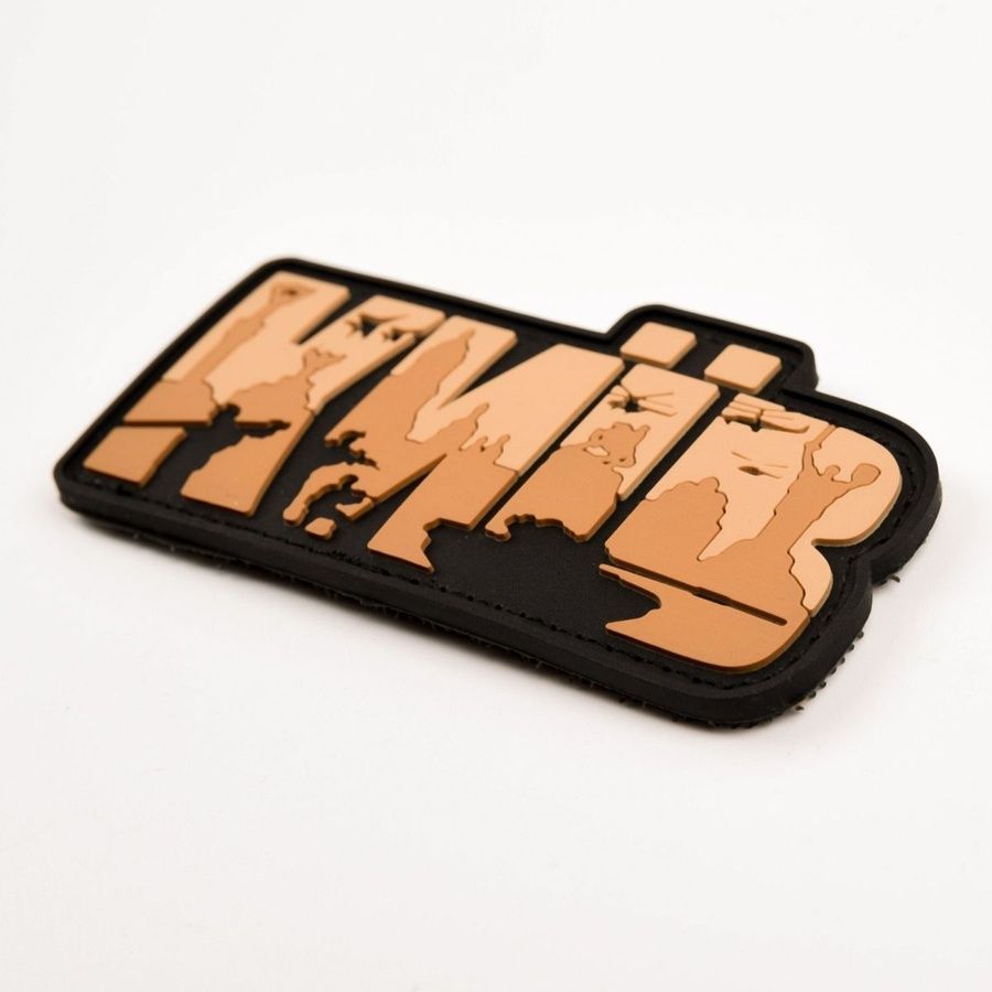 ПВХ патч (шеврон) "Київ Букви" койот фото