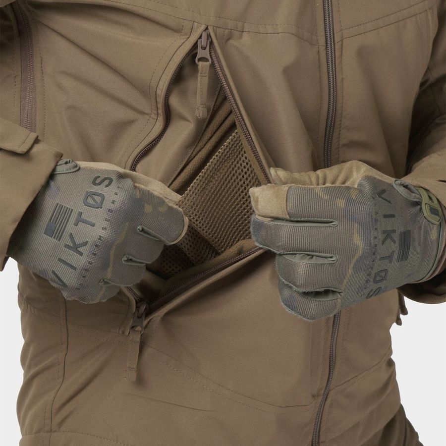 Тактична зимова куртка UATAC Basic Coyote (Койот) Membrane Climashield Apex, S фото