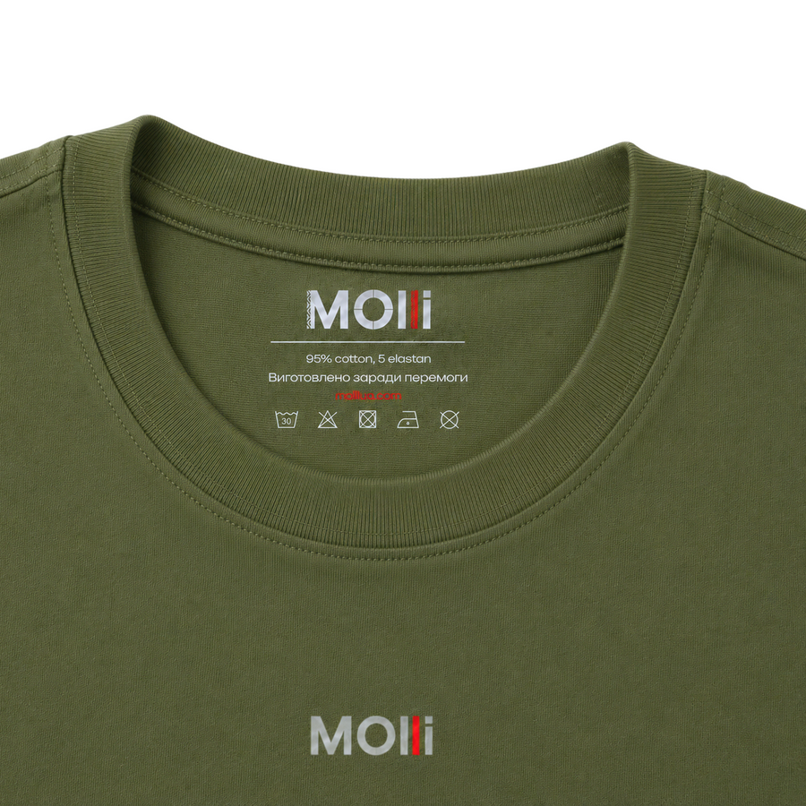 Чоловіча футболка Олива MOLLI фото