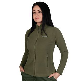 Жіноча тактична флісова кофта Pani Meadow Himatec олива Camotec фото