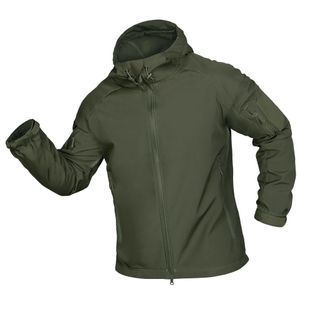 Демисезонная тактическая куртка Softshell Stalker олива Camotec фото