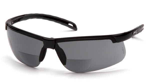 Захисні окуляри Pyramex Ever-Lite Bifocal (gray +1.5) H2MAX Anti-Fog, біфокальні сірі з діоптріями фото