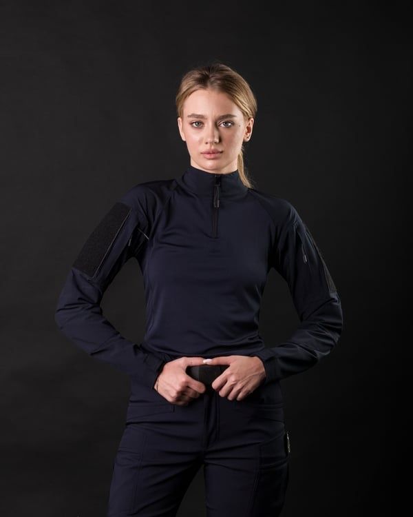 Рубашка тактическая женская BEZET Combat синий фото