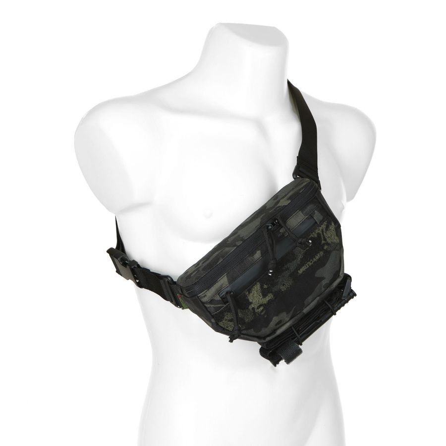 Тактическая сумка &ndash; поясная бананка, Black MultiCam, MolliUA фото