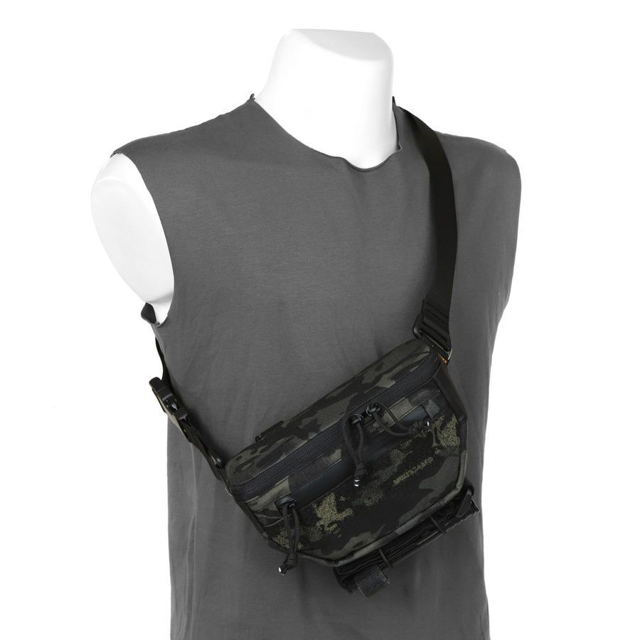 Тактическая сумка &ndash; поясная бананка, Black MultiCam, MolliUA фото