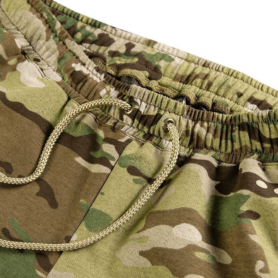 Летний мужской военный повседневный спортивный костюм Basic Zip Multicam Camotec фото