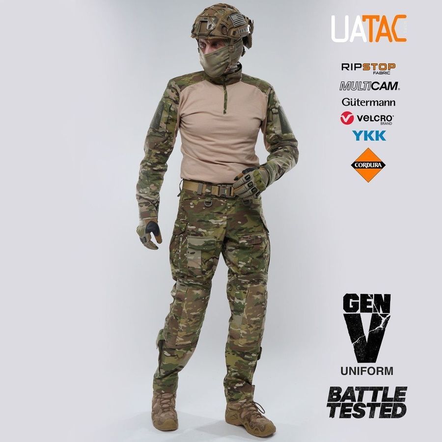 Демісезонний військовий комплект Штани + Убакс Gen 5.3 Multicam Original UATAC фото
