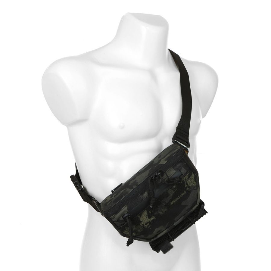 Тактическая сумка &ndash; поясная бананка, Black MultiCam, MolliUA фото