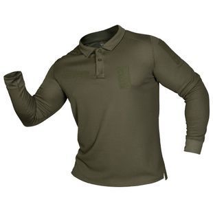 Футболка поло CM Army ID Long CoolPass олива Camotec фото