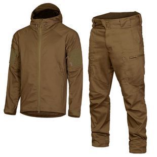 Демисезонный мужской тактический костюм Stalker 3.0 Canvas Coyote Camotec фото