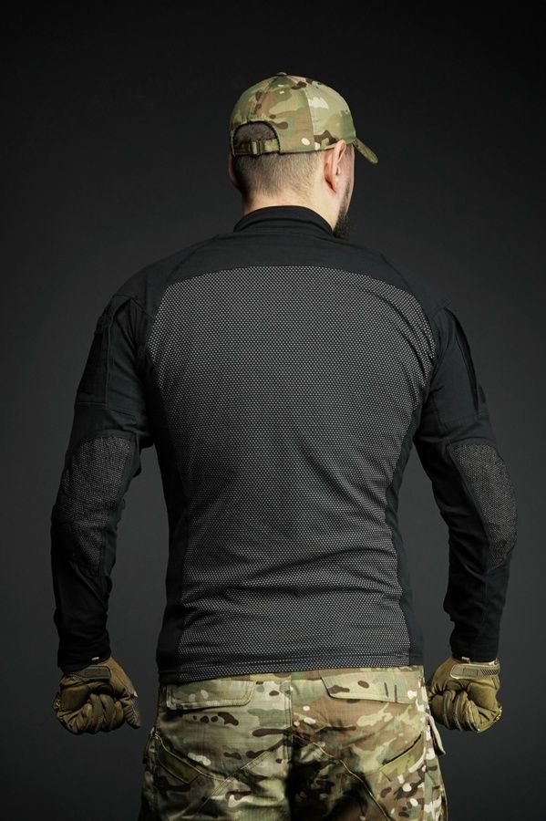 Бойова сорочка Tactical Series Long Sleeve з довгим рукавом та кишенями на плечах фото