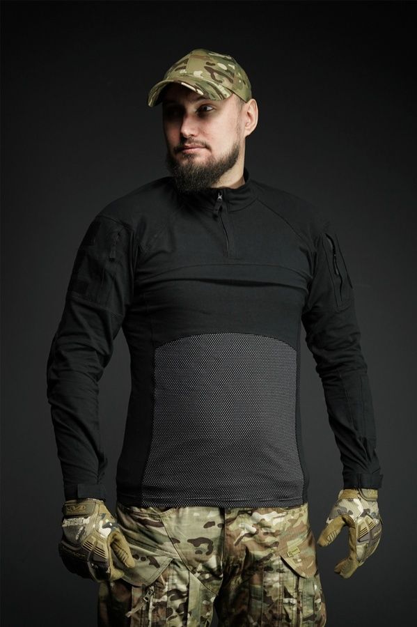 Бойова сорочка Tactical Series Long Sleeve з довгим рукавом та кишенями на плечах фото