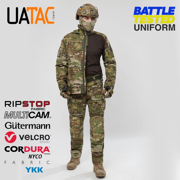 Комплект військової форми (Штани+убакс+куртка) UATAC Gen 5.3 Multicam Original XS