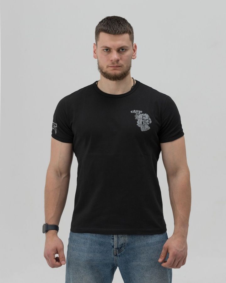 Футболка Commando чорна BEZET фото